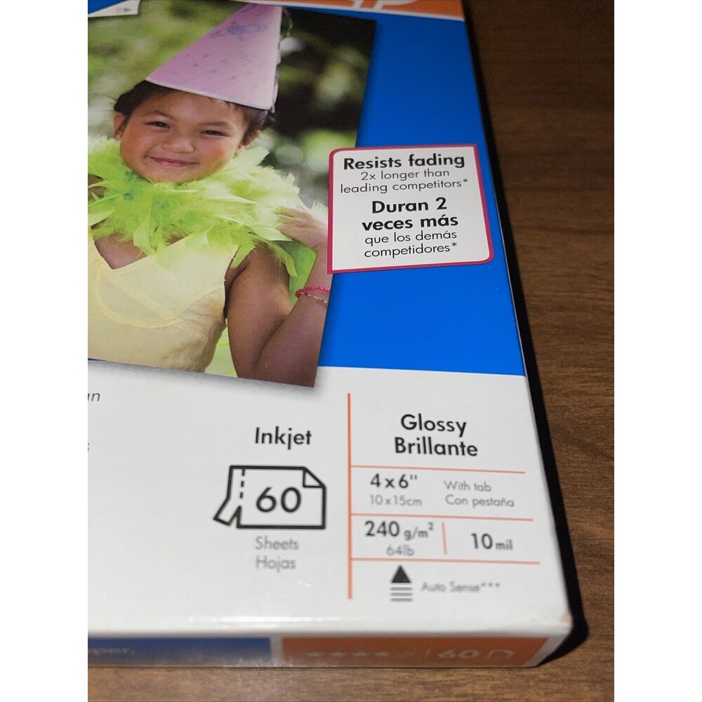 HP Premium GLOSSY 4X6 Ink Jet Picture Photo Paper 10 mil 60 Sheets - Picture 2 of 11